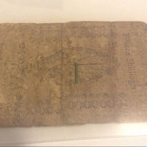 Highly Rare 1760 New Jersey Continental Currency-Only 250 Exist Today- Authentic